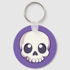 Chaveiro Bonita Cartoon Skull Halloween