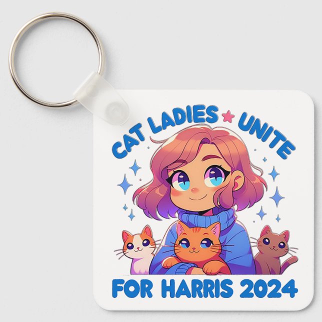 Chaveiro Bonita Engraçada Menina Infantil Lady Unite Harris (Frente)