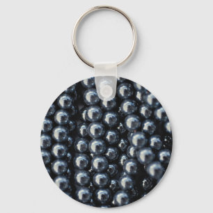 Chaveiro Bonitas miçangas de Hematita em cordas