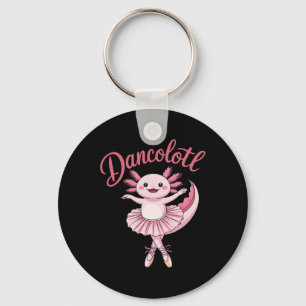 Chaveiro Bonito Balé Ballerina Axolotl Dança Engraçado Danç