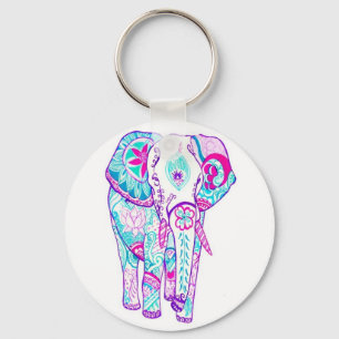 Chaveiro Bonito Belo Elefante