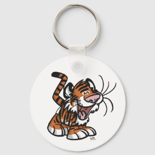Chaveiro bonito de Lil'Tiger dos desenhos animados
