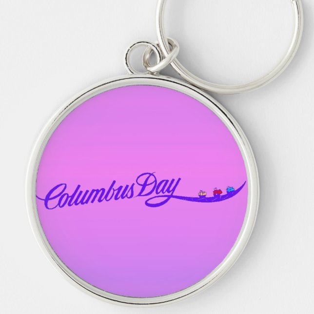 Chaveiro Bonito em Roxo - (Frente)