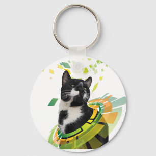 Chaveiro Bonito gato engraçado