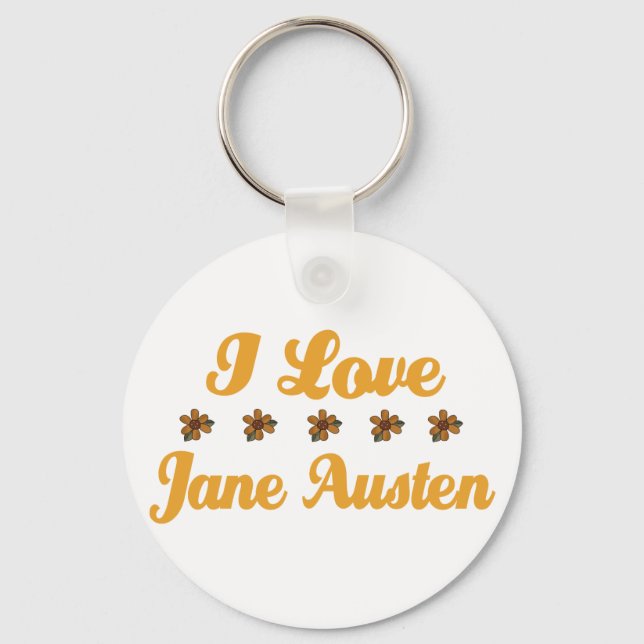 Chaveiro Bonito Jane Austen Lover (Frente)