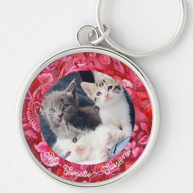 Chaveiro Bonito Pet Perde Simpatia Cat Lover Keepsasasasaum (Frente)