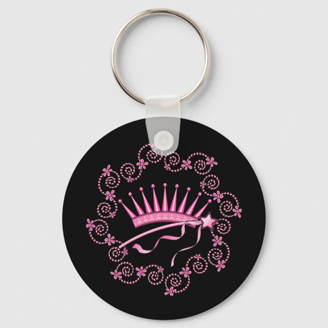 Chaveiro Bonito Princesa Coroa (Frente)