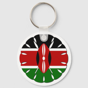 Chaveiro Bonito Round Kenyan Motif: Um Símbolo Nacional
