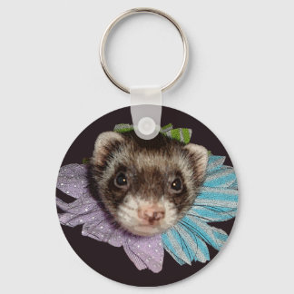 Chaveiro Bonnie The Ferret Flower Key Chain