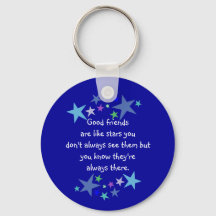 Bons amigos são como estrelas Cota Personalizada