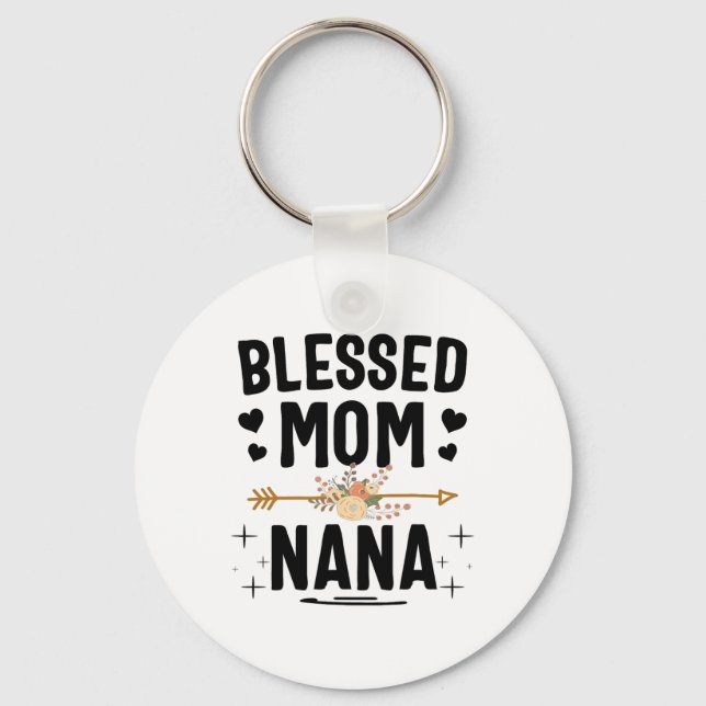 Chaveiro Bons Presentes De Dia de as mães Da Mãe E Da Nana (Frente)