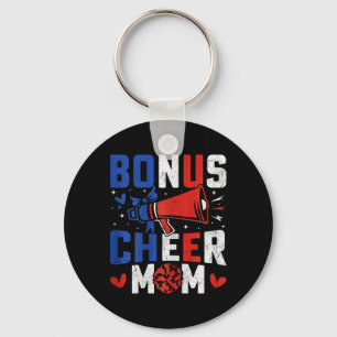 Chaveiro Bônus Mãe de Torcida - Mãe de Cheerleading Bandeir