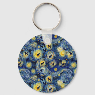 Chaveiro Boo22 Artista Poodle Boho Floral – Poodle Colorido