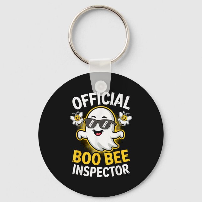 Chaveiro Boo Bee Inspector Shirt Men Women Halloween Costum (Frente)