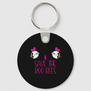 Chaveiro Boo Bees Mama Consciência do Cancer Halloween Salv
