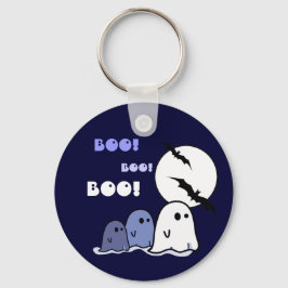 Chaveiro Boo! Engraçado Pequeno Fantasmas Halloween Gift