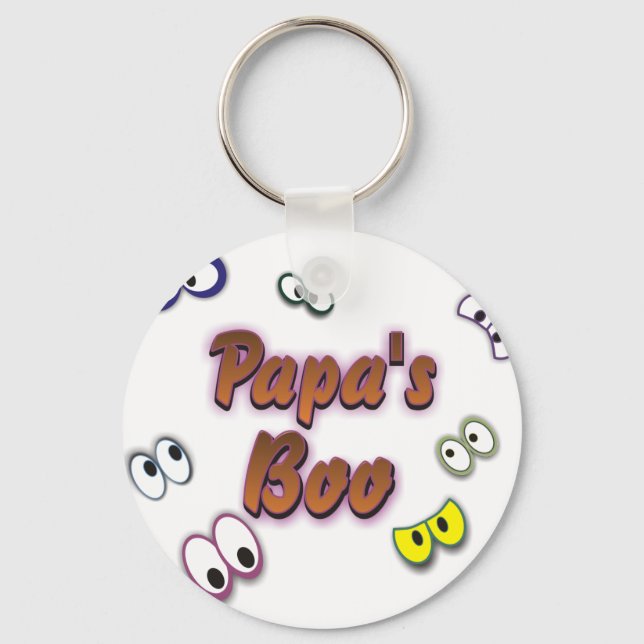 CHAVEIRO BOO EYES PAPA (Frente)