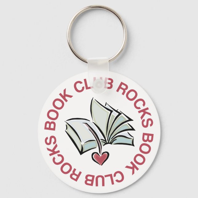 Chaveiro Book Club Rocks (Frente)