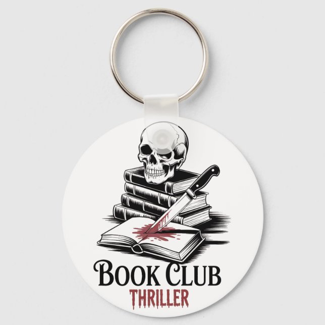 Chaveiro Book Club Thriller (Frente)