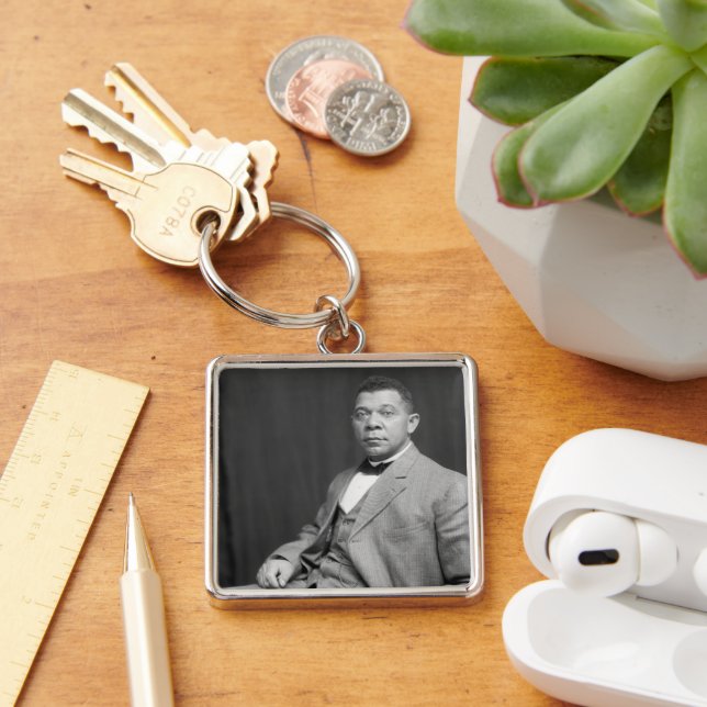 Chaveiro Booker Taliaferro Washington: Educador Negro (Mesa)