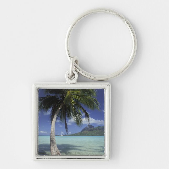 Chaveiro Bora Bora, Polinésia Francesa Mt. Otemanu visto (Frente)