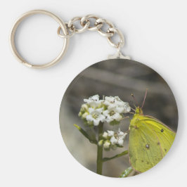 Chaveiro Borboleta Amarela