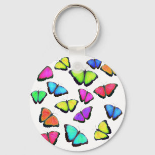 Chaveiro Borboleta-Arco-Íris