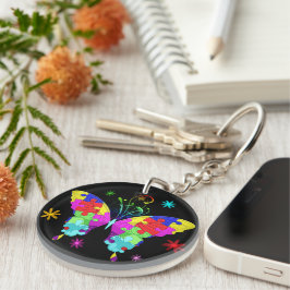 Chaveiro Borboleta Autismo