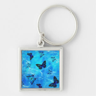 Chaveiro Borboleta Azul