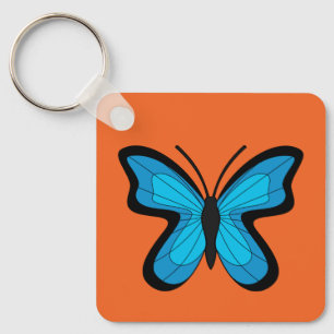 Chaveiro Borboleta Azul