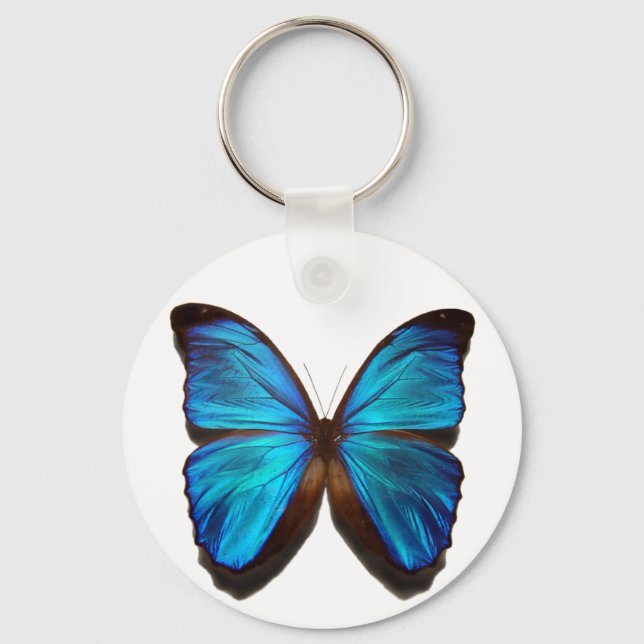 Chaveiro Borboleta Azul Morpho (Frente)