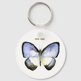 Chaveiro Borboleta: Azul Verde Bandido