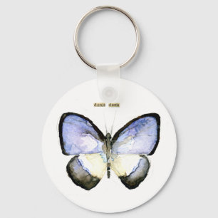 Chaveiro Borboleta: Azul Verde-Unido