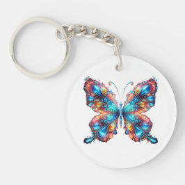 Chaveiro Borboleta brilhante