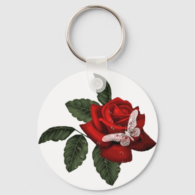 Chaveiro Borboleta Cristal (Frente)