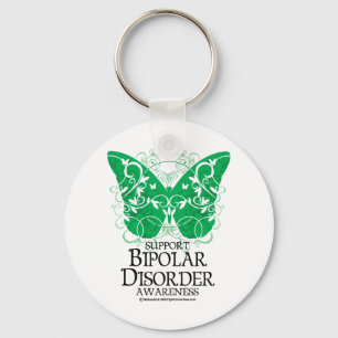 Chaveiro Borboleta da doença bipolar