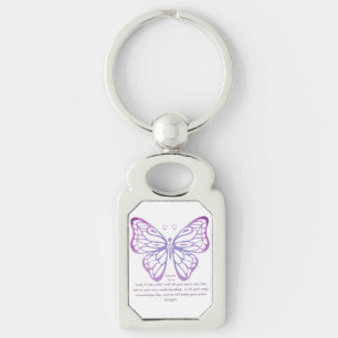 Chaveiro Borboleta da inspiração da escritura do 3:5,6 do