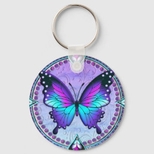 Chaveiro Borboleta de sublimação com fundo