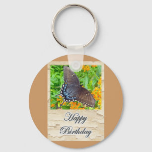 Chaveiro Borboleta-do-brejo de Tigre de Fase Escura