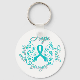 Chaveiro Borboleta do Motto Scleroderma Hope