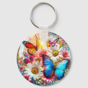 Chaveiro Borboleta e Bloom