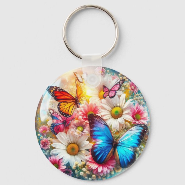 Chaveiro Borboleta e Bloom (Verso)