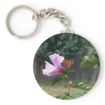 Borboleta e Rosa de Sharon