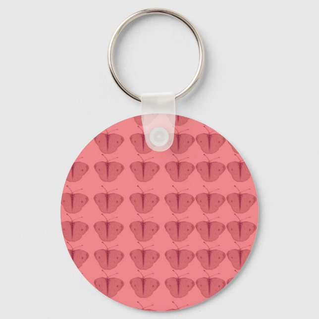 Chaveiro Borboleta em vermelho (Frente)