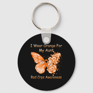 Chaveiro Borboleta Eu Visto Laranja Para Minha Tia Rsd Crps