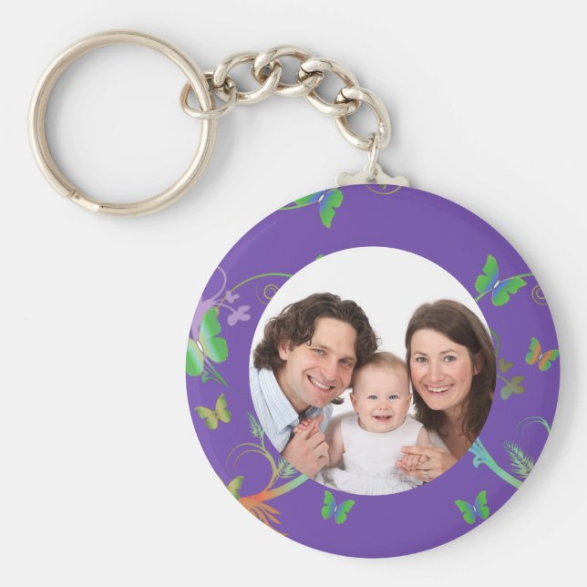 Chaveiro Borboleta/ Foto (Frente)