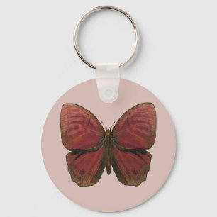 Chaveiro Borboleta Galo Vermelho