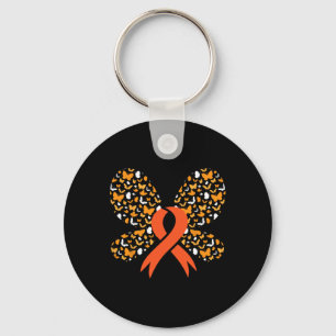 Chaveiro Borboleta Laranja Leucemia Leucemia Survivo