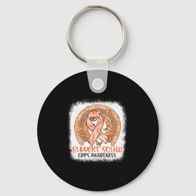 Chaveiro Borboleta Laranja Suporte ao Esquadrão CRPS Awaren (Frente)