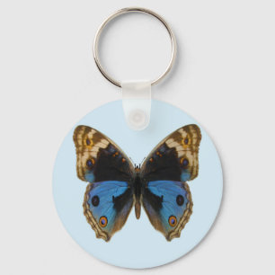 Chaveiro Borboleta Pansy Azul